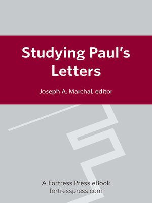 cover image of Studying Paul's Letters